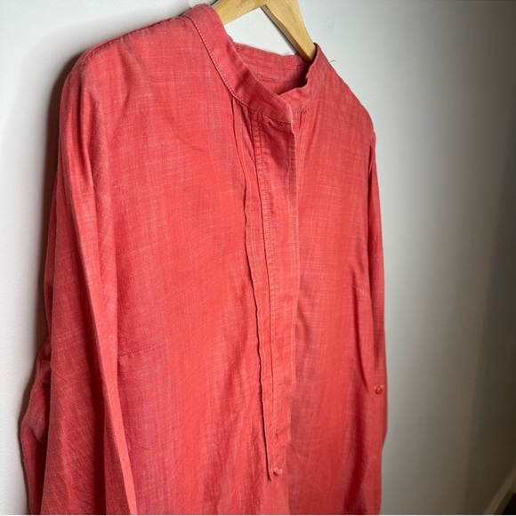 Pendleton Long Sleeve Tunic in Coral - Picture 3 of 4